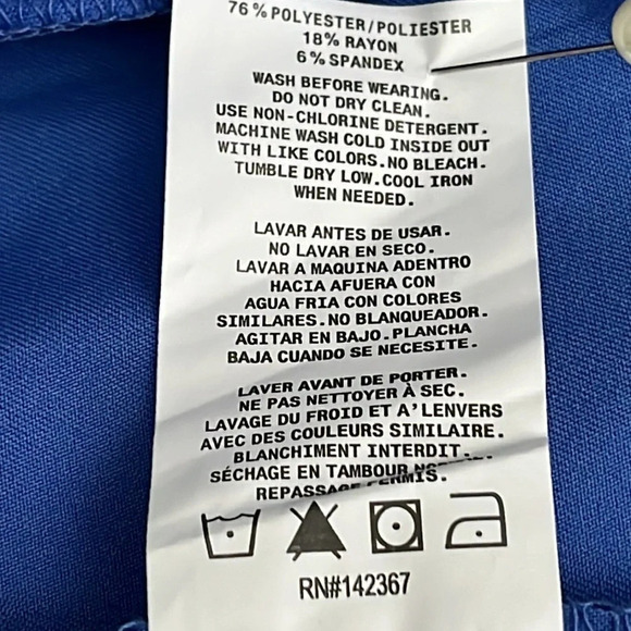 Jaanuu Men's Raglan Sleeve Top in Ceil Blue - Size 1X - Picture 7 of 8